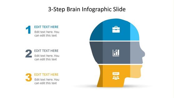  Segmented Brain Infographics for PowerPoint 