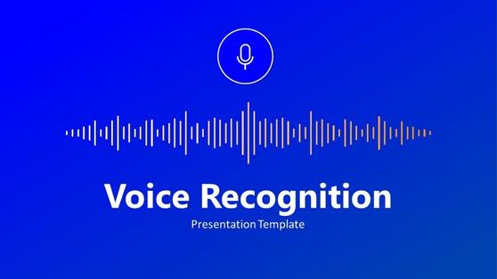  Voice Recognition PowerPoint Template 