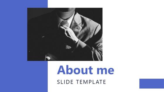  About Me Slide Template for PowerPoint 