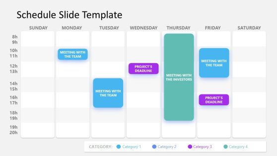  Schedule Slide Template for PowerPoint 