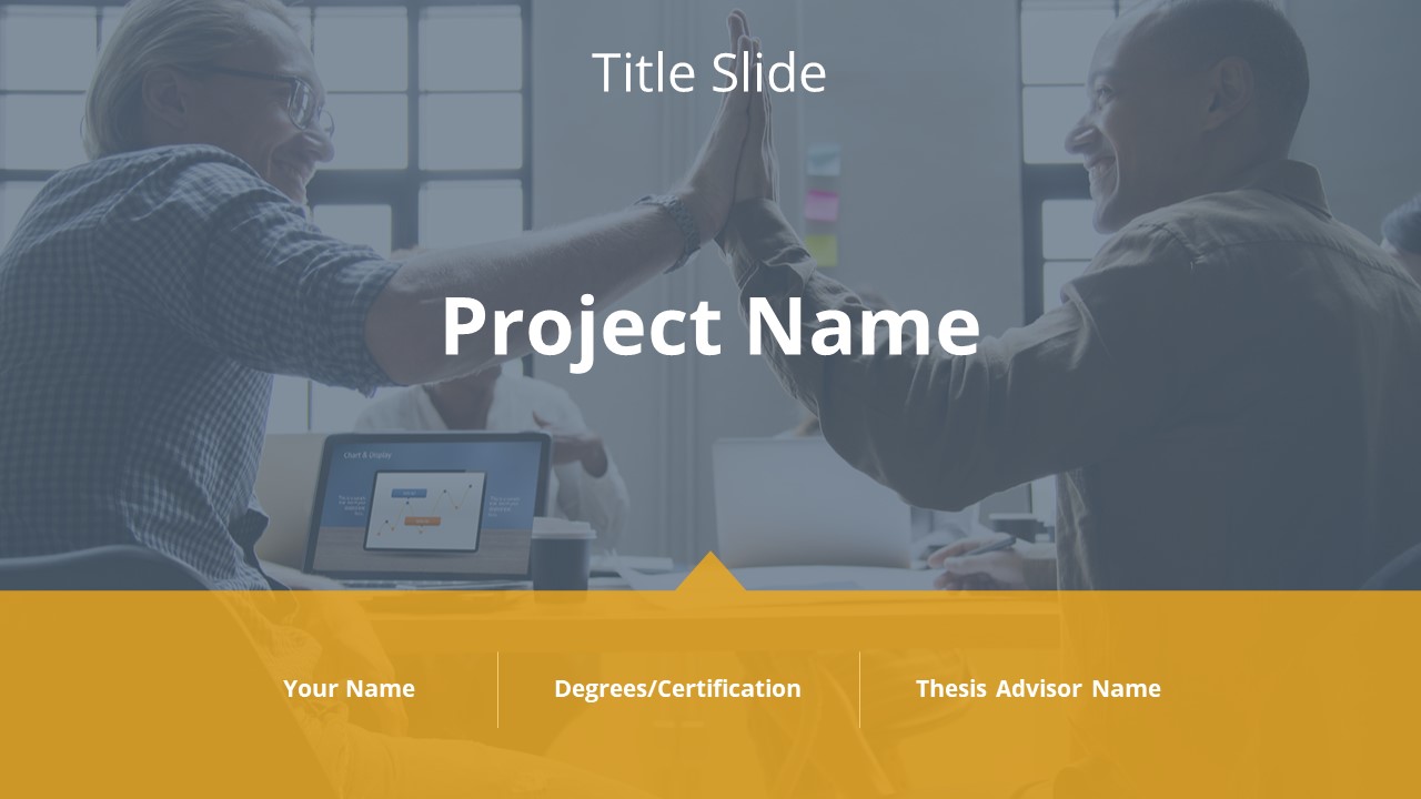 Professional Thesis PowerPoint Templates