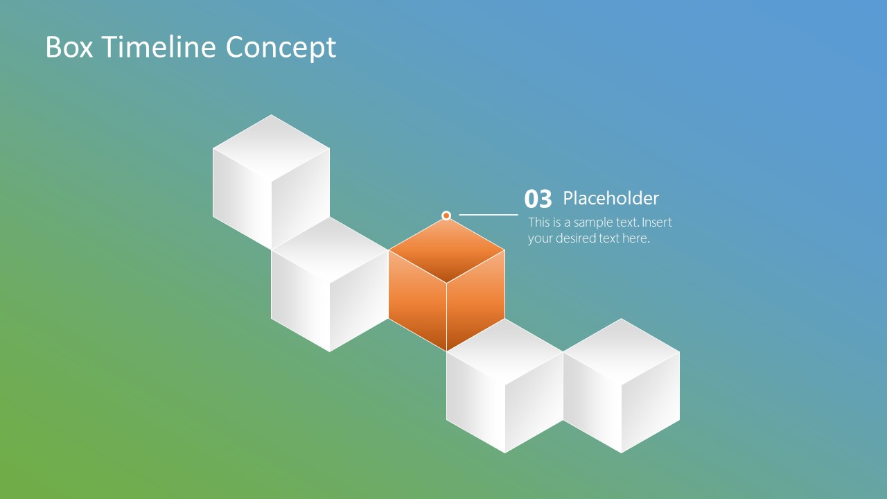 Box Timeline Concept for PowerPoint