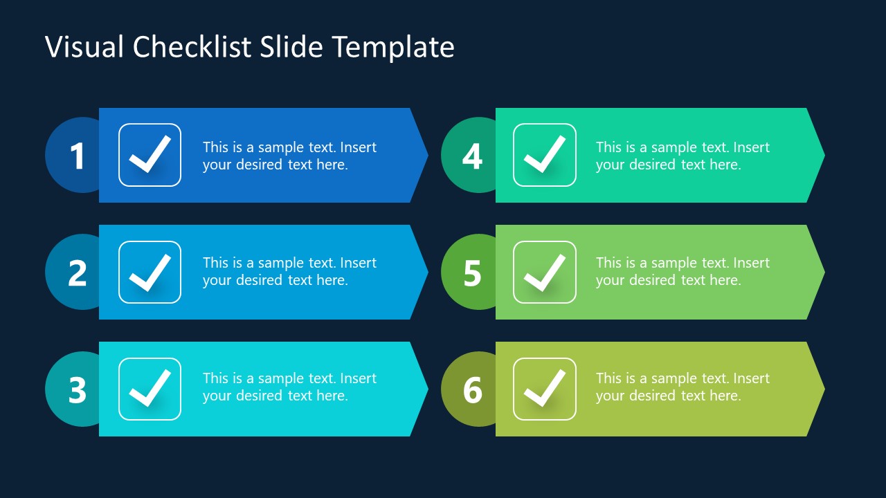 Visual Checklist PowerPoint Template