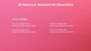 3D Sphere Presentation Template for PowerPoint