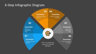 6 Step Infographic Diagram PowerPoint Template