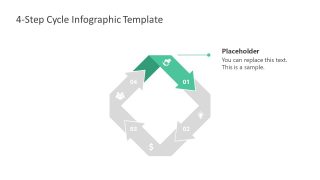 4-Step Cycle Infographic Template