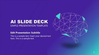 AI Slide Deck PowerPoint Template